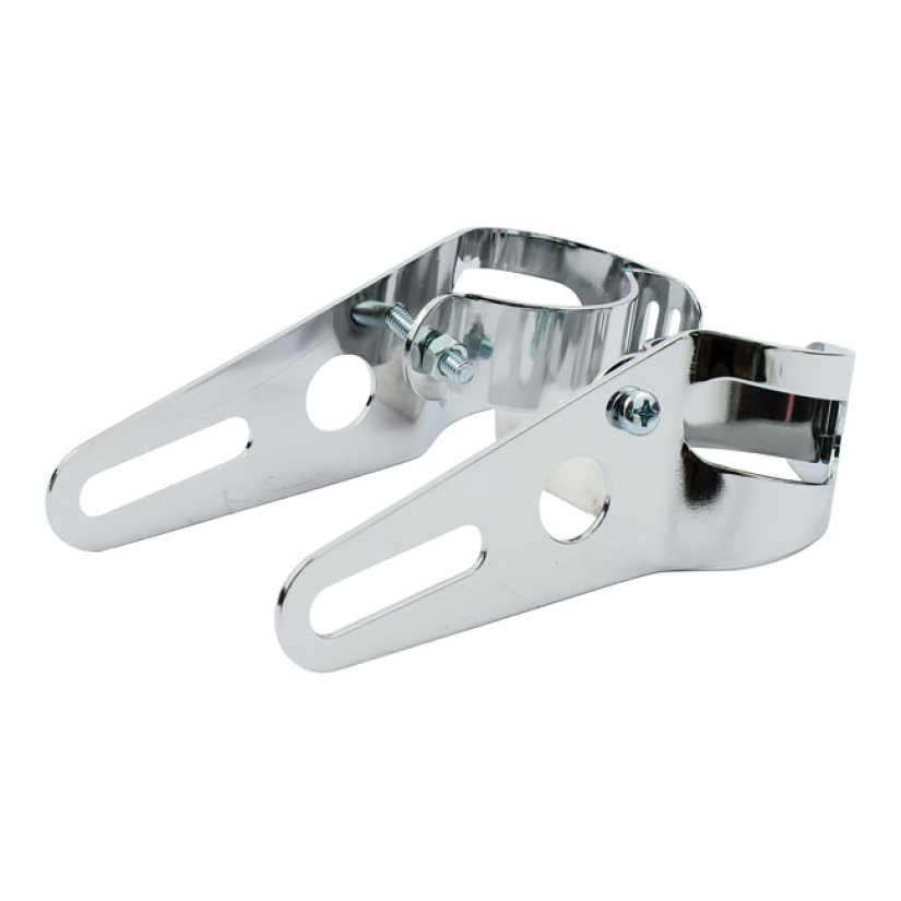 FRISCO-BASIC HEADLAMP BRACKET ASSEMBLY. CHROME. 37-42MM UNIVERSAL FORK 943223