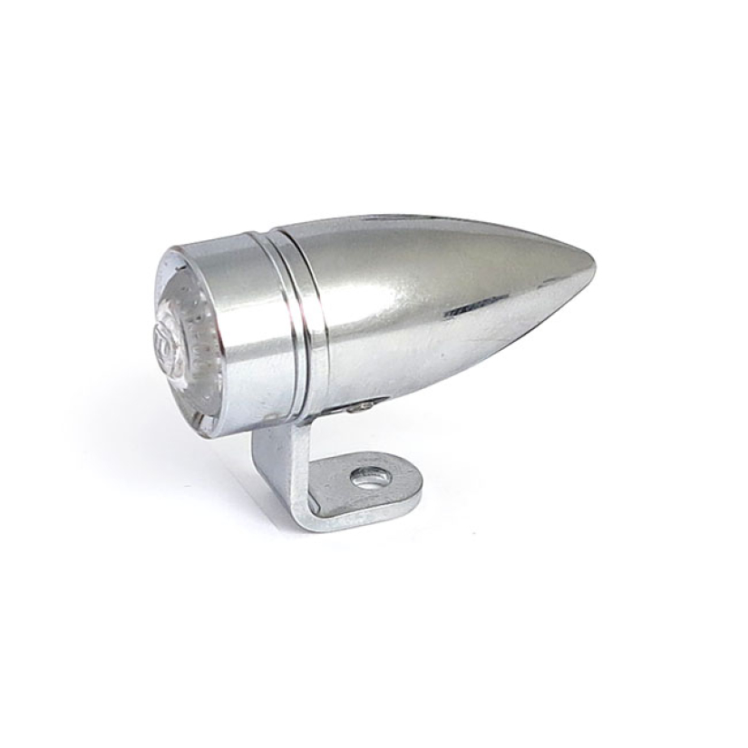 MONO BULLET II LED TAILLIGHT. CHROME ''- CHROME PLATED ALUMINUM BODY 943462