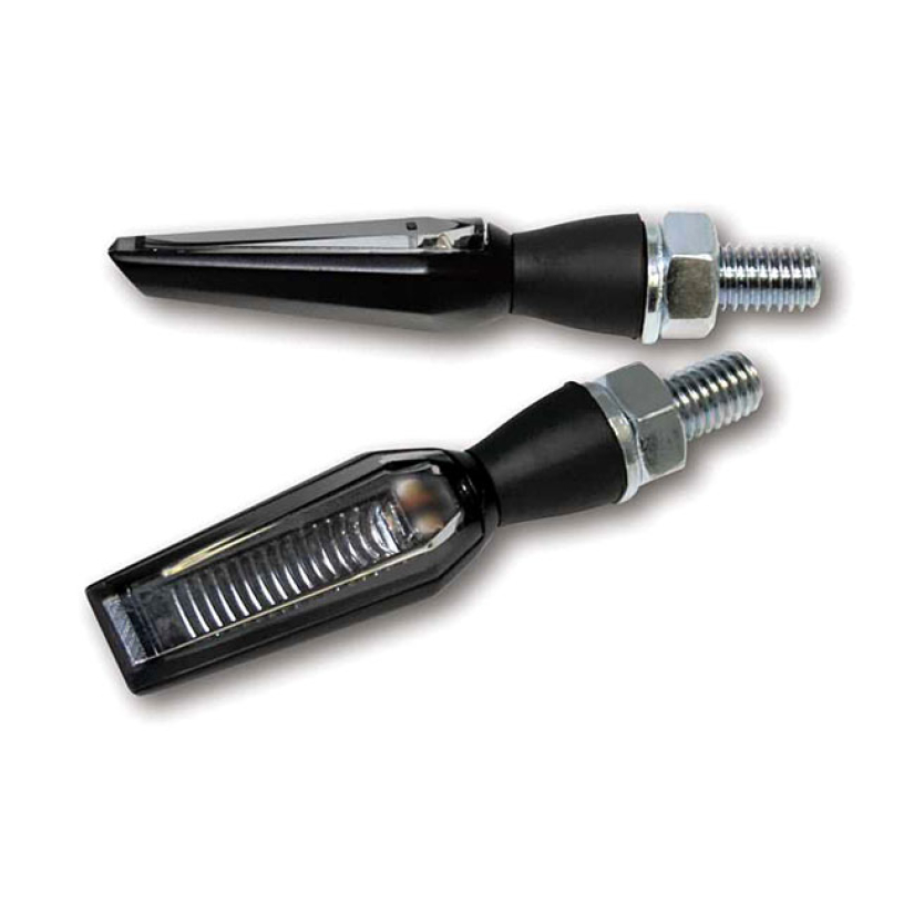 FALCON, LGT LED TURN SIGNALS. BLACK. SMOKE LENS ''- WITH LGT (LIGHT GU 943490