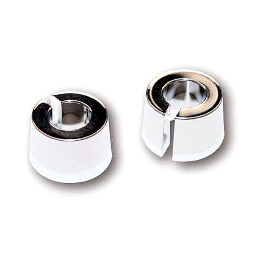 CONICAL TURN SIGNAL SPACERS. CHROMEALUMINUM SPACER TO COMPENSATE FOR 943498