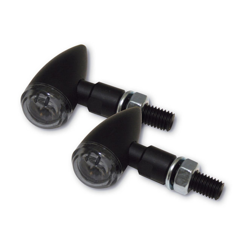 PB2 LED TURN SIGNALS BLACK, SMOKE LENS 943500
