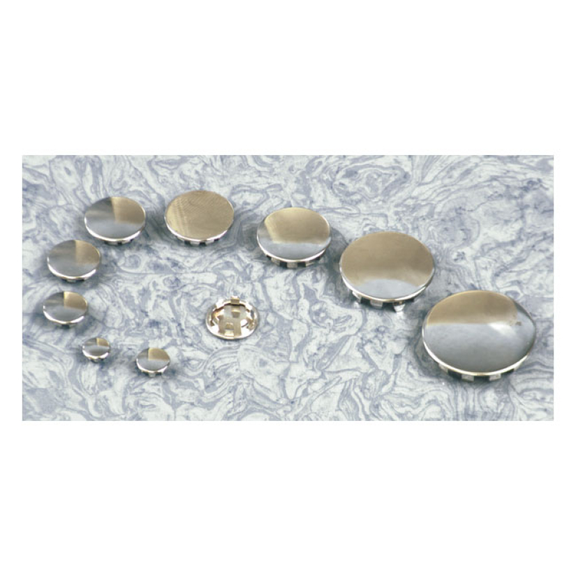 GW PUSH-IN PLUGS 1/4", CHROME 943569