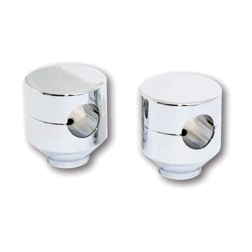 PISTON RISERS 1" HANDLEBARS, CHROME 943585