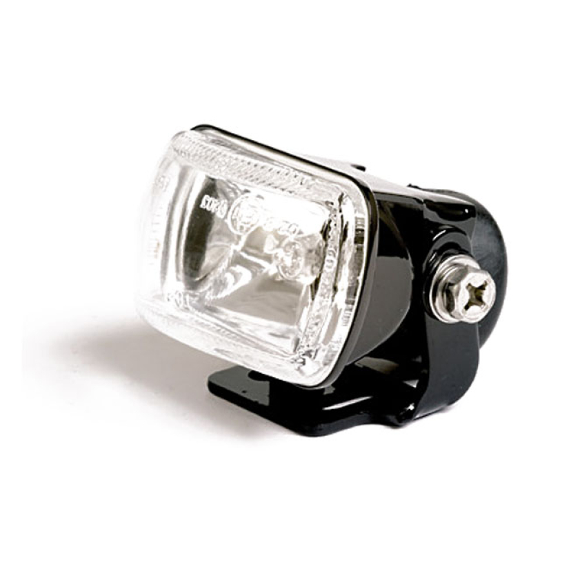 MICRO, H3 FOGLAMP. BLACK ECE APPROVED CLEAR LENS.  WITH H3 55W BULB. 943649