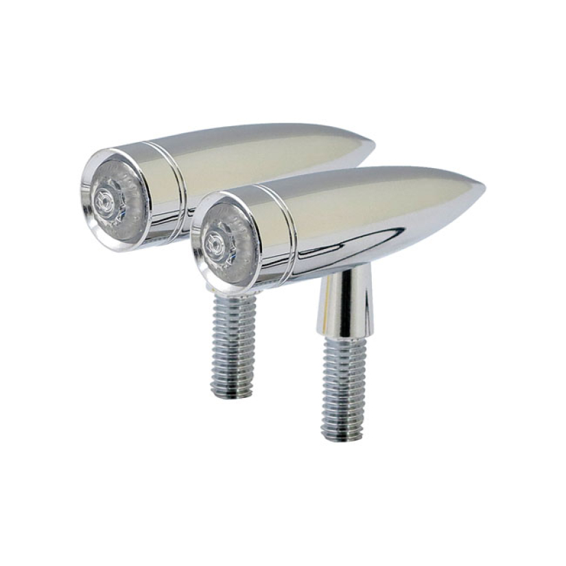 MONO BULLET LED TURN SIGNALS CHROME 943831