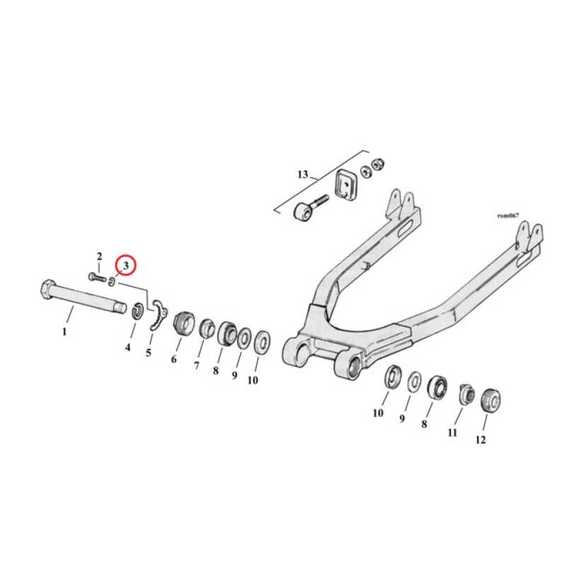 WASHER, SCREW #10 ZINC 947093