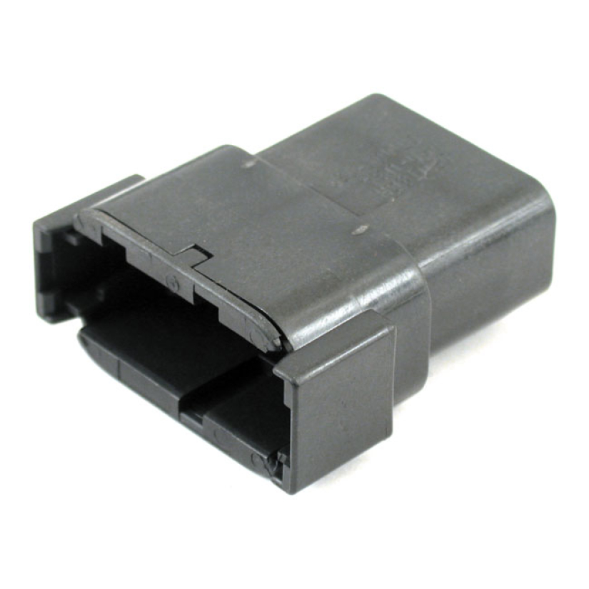 NAMZ PIN HOUSING, 12-WAY, BLACK 951337