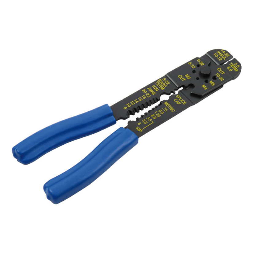 CRIMP ''N CUT, WIRE TOOL 8" (20CM) LONG MULTI-FUNCTIONAL CRIMPING TOOL 951706