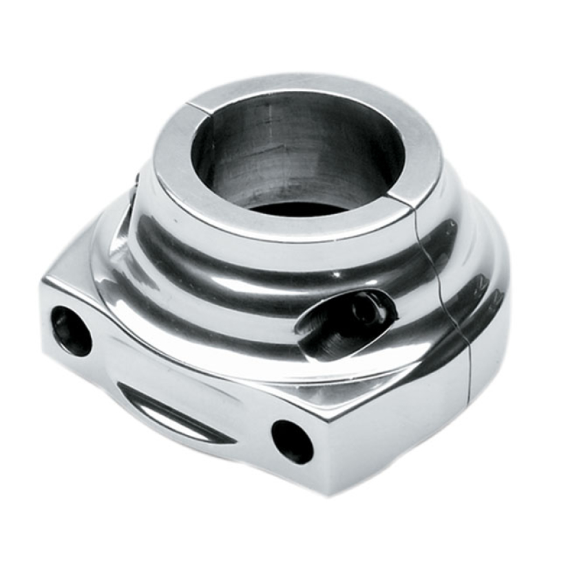 PERFORMANCE MACHINE, CONTOUR THROTTLE CLAMP. CHROME FOR DUAL PULL/PUSH 952373