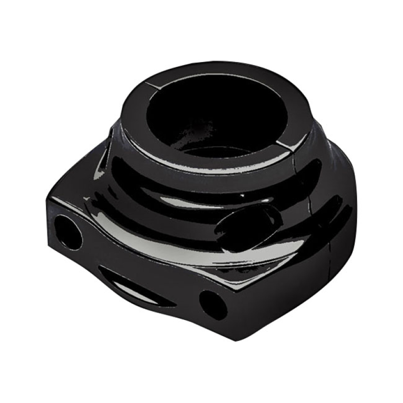 PERFORMANCE MACHINE, CONTOUR THROTTLE CLAMP. BLACK FOR DUAL PULL/PUSH 952374