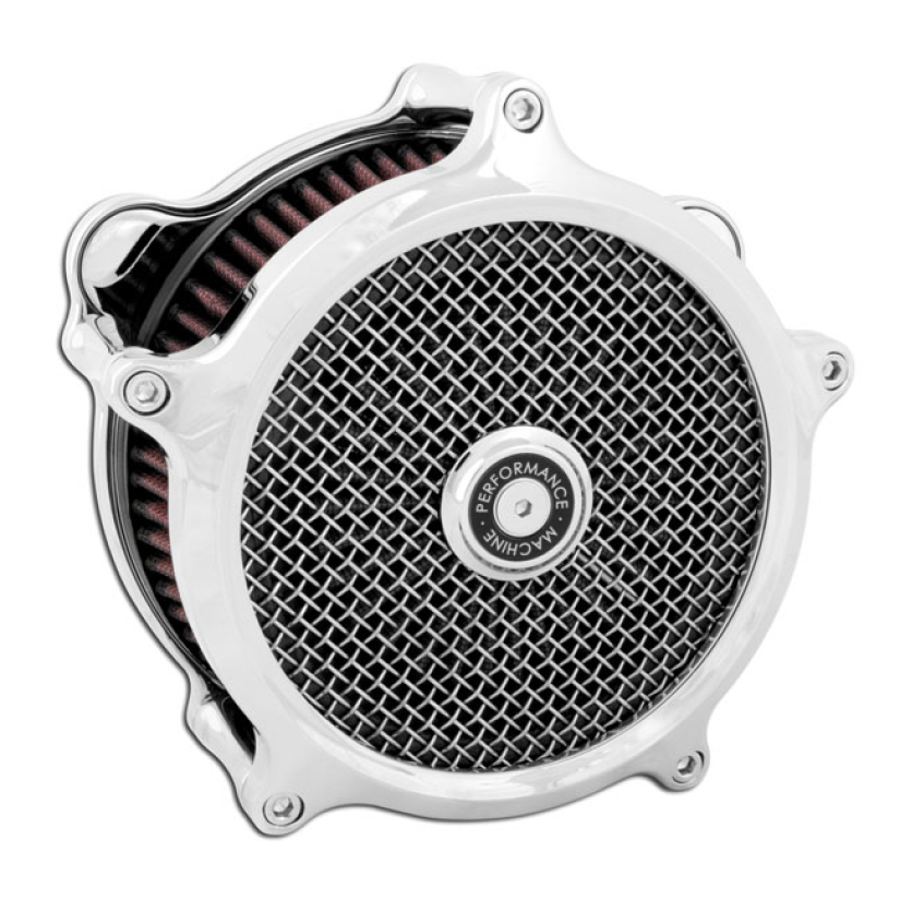 PM, ''SUPER GAS INTERCHANGE'' AIR CLEANER KIT. CHROME CHROME PLATED FI 952832