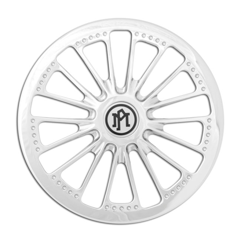 PM, ''SUPER GAS INTERCHANGE'' FACE PLATE. DOMINO, CHROME 952841