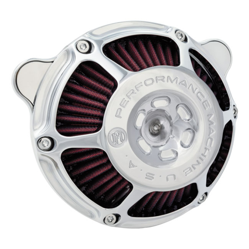 PM, ''MAX HP'' AIR CLEANER KIT. CHROME CHROME PLATED FINISH.  - THE MA 953060