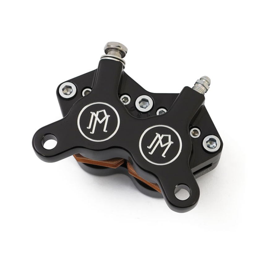 PM, CALIPER BRACKET, 11.5" FRONT LEFT. BLACK CC - BLACK ANODIZED CONTR 953255