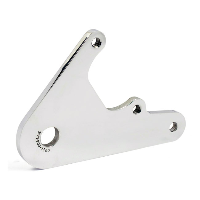 PM, CLASSIC CALIPER BRACKET, 10" REAR. CHROME ''- CHROME PLATED  - CNC 953400