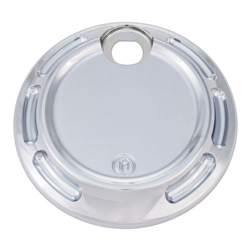 PM, APEX TOURING FUEL TANK DOOR COVER. CHROME 953447