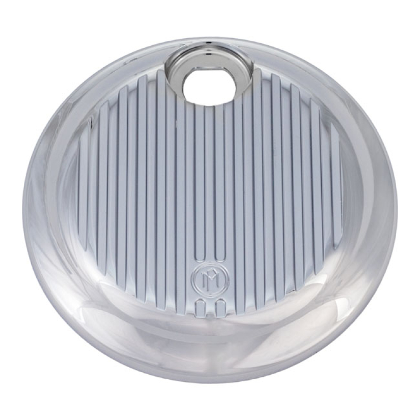 PM, 'GRILL' TOURING FUEL TANK DOOR COVER. CHROME 953451