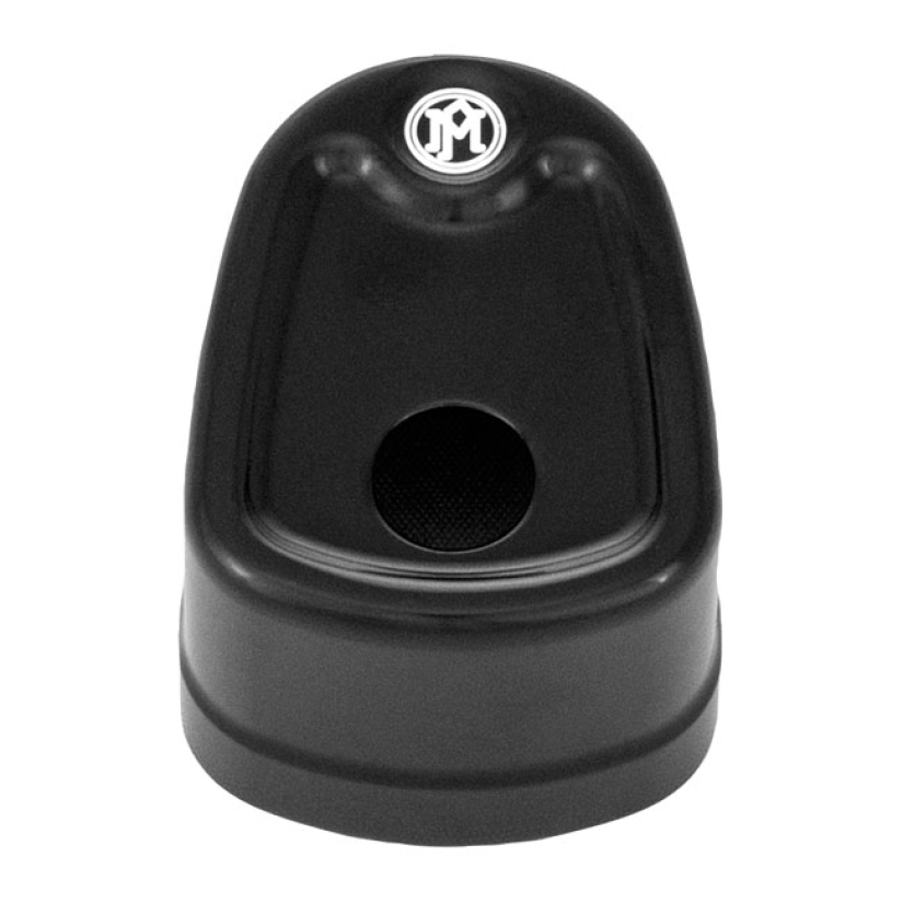 PERFORMANCE MACHINE, IGNITION SWITCH COVER SMOOTH. BLACK CC 953472