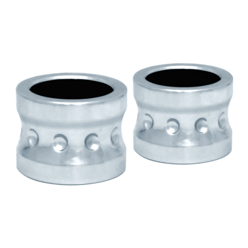 COVINGTONS, ALUMINUM FRONT AXLE SPACER SET. CHROME 08-15 FLT/TOURING 953707