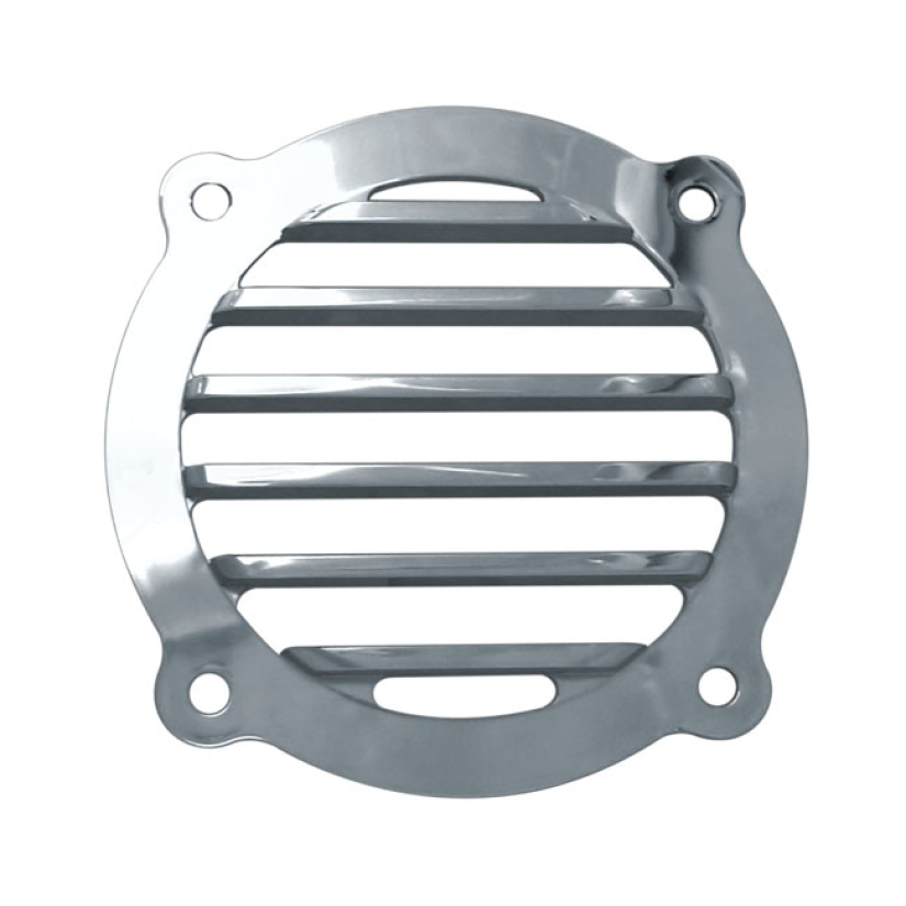 COVINGTONS, FINNED SPEAKER COVERS. SMALL. CHROME CHROME PLATED ALUMINU 953716