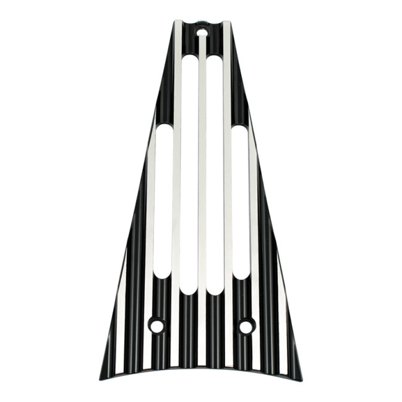 COVINGTONS, FINNED FRAME GRILL. BLACK BILLET ALUMINUM FRAME FILLER INS 953888