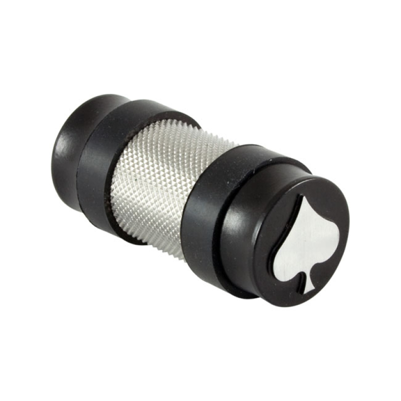 HELLS KITCHEN CHOPPERS, YOUNG GUN SHIFTER PEG. SPADE BLACK POWDER COAT 954210