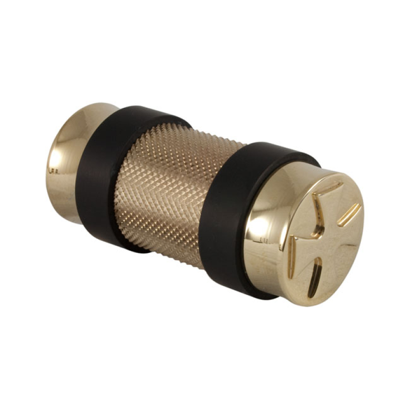 HELLS KITCHEN CHOPPERS, BRASS SHIFTER PEG. MALTESE CROSS POLISHED BRAS 954216
