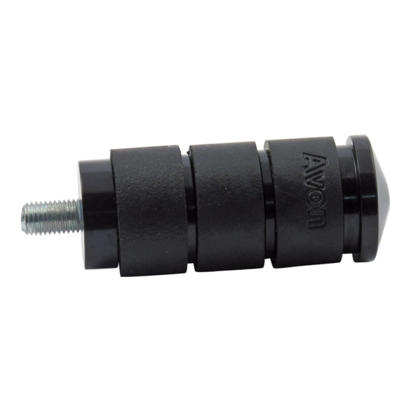 AVON SHIFT / BRAKE PEG VELVET AIR, BLACK ANODIZED BILLET 6061 ALUMINUM 956012