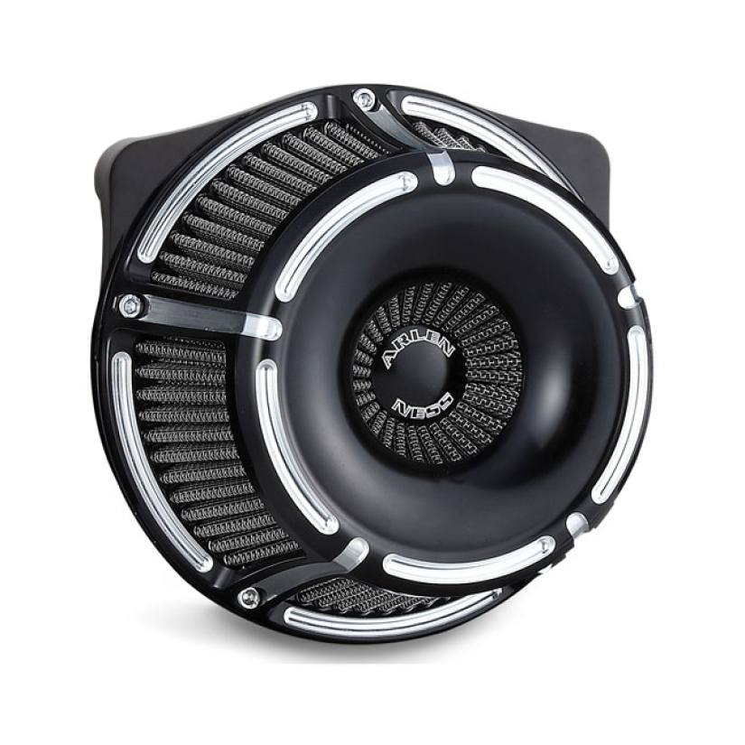 ARLEN NESS, INVERTED AIR CLEANER KIT ''SLOT TRACK''. BLACK CC - BLACK 958731