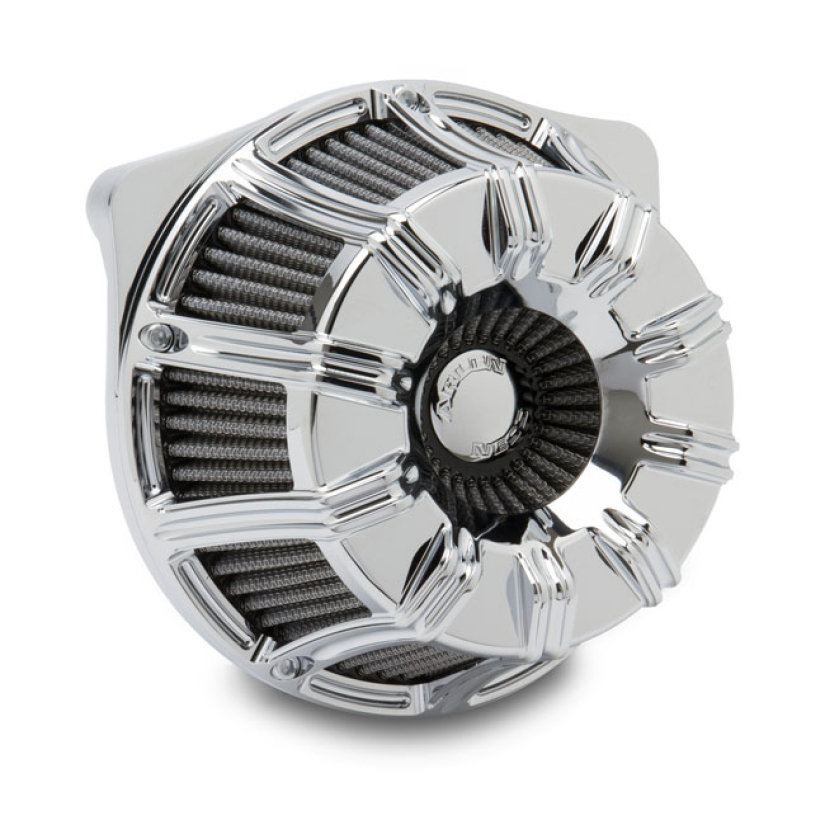 ARLEN NESS, INVERTED AIR CLEANER KIT ''10-GAUGE''. CHROME - INVERTED T 958736