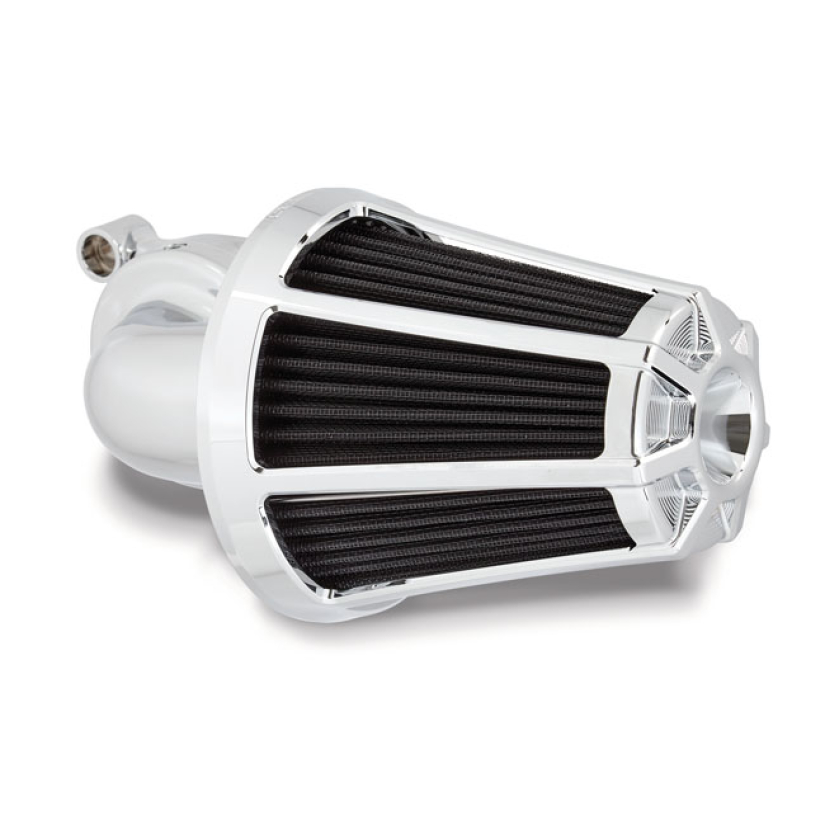 ARLEN NESS, 90Ø MONSTER SUCKER AIR CLEANER. BEVELED CHROME PLATED BILL 958739
