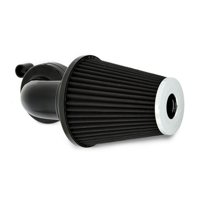 ARLEN NESS, 90Ø MONSTER SUCKER AIR CLEANER. NO COVER BLACK POWDER COAT 958745