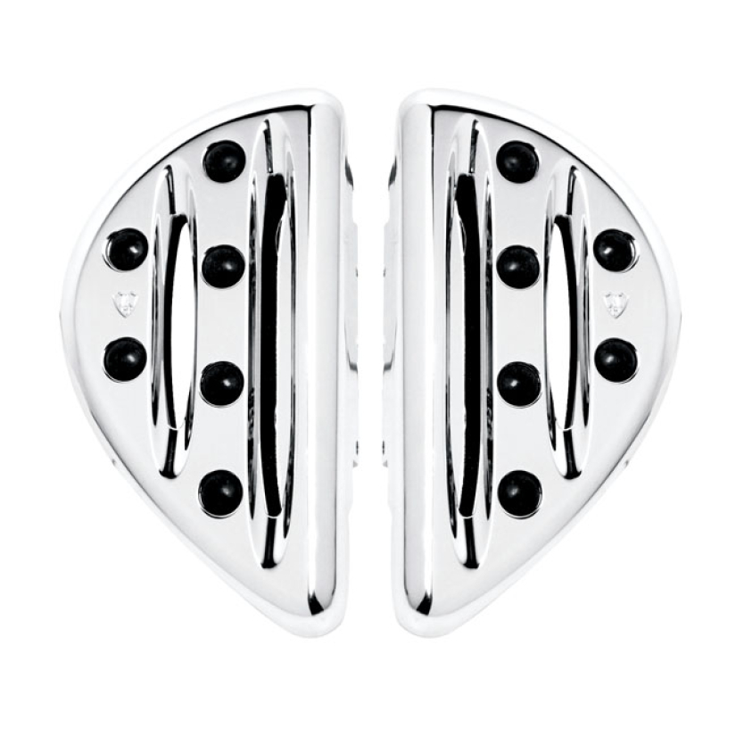 ARLEN NESS, DEEP CUT PASSENGER FLOORBOARDS. CHROME CNC MACHINED FROM F 959237