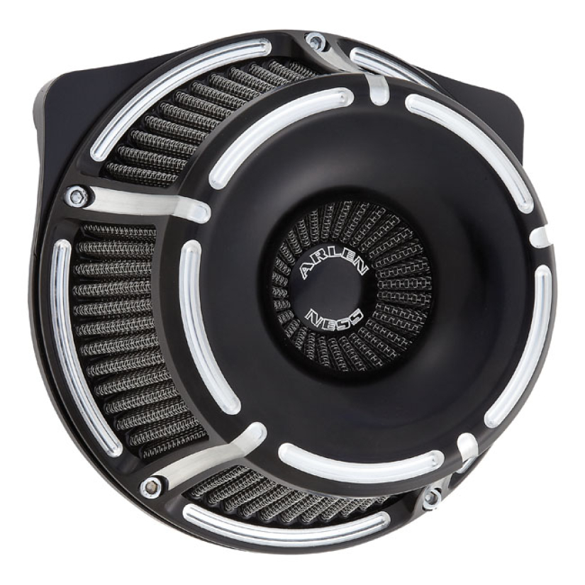ARLEN NESS, INVERTED AIR CLEANER KIT ''SLOT TRACK''. BLACK CC - BLACK 960371