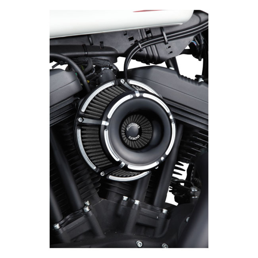 ARLEN NESS, INVERTED AIR CLEANER KIT ''SLOT TRACK''. BLACK CC - BLACK 960375