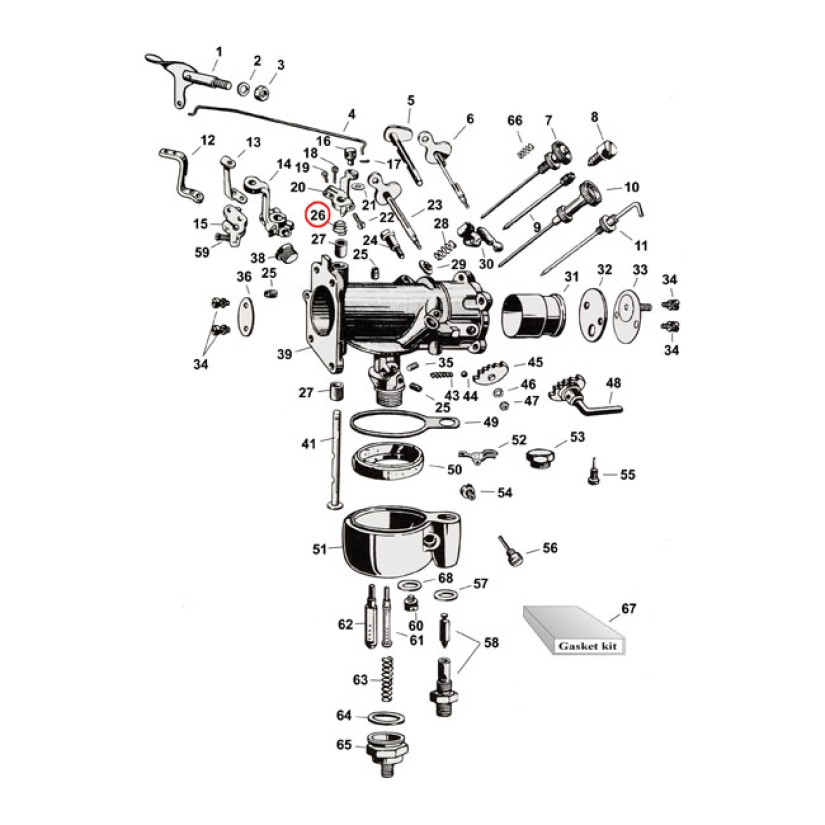 SPRING, THROTTLE SHAFT 960440