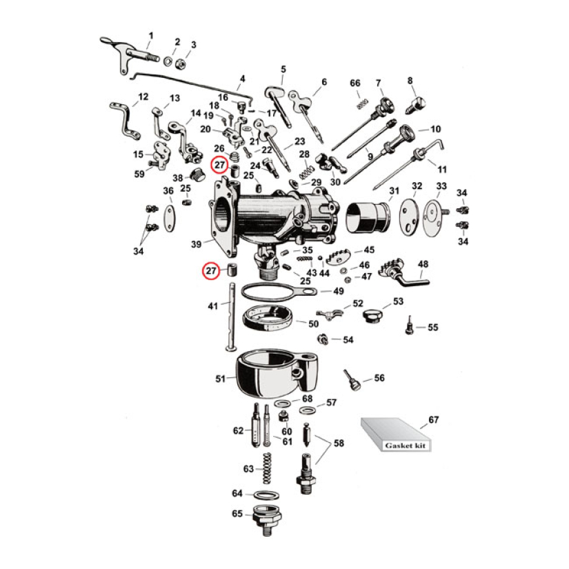 BUSHING, THROTTLE SHAFT 960444