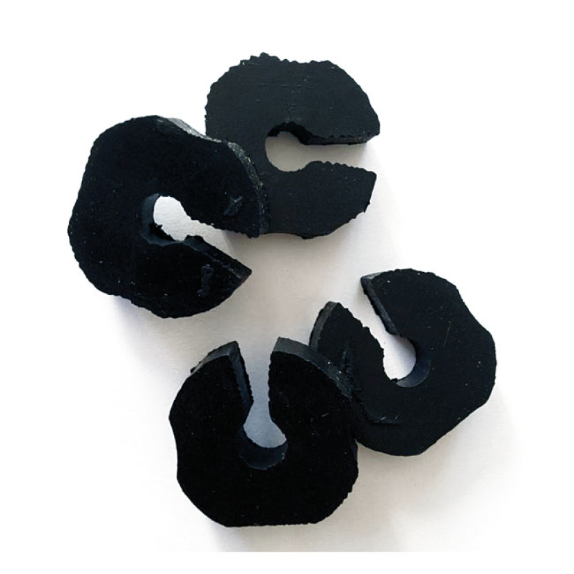 CULT-WERK, UNIVERSAL SHOCK ABSORBER TRAVEL LIMITER SET SOFT RUBBER SUS 963041