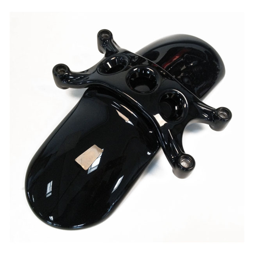 CULT-WERK, ''BOBBER'' FRONT FENDER. GLOSS BLACK UNPAINTED GLOSS BLACK 963052