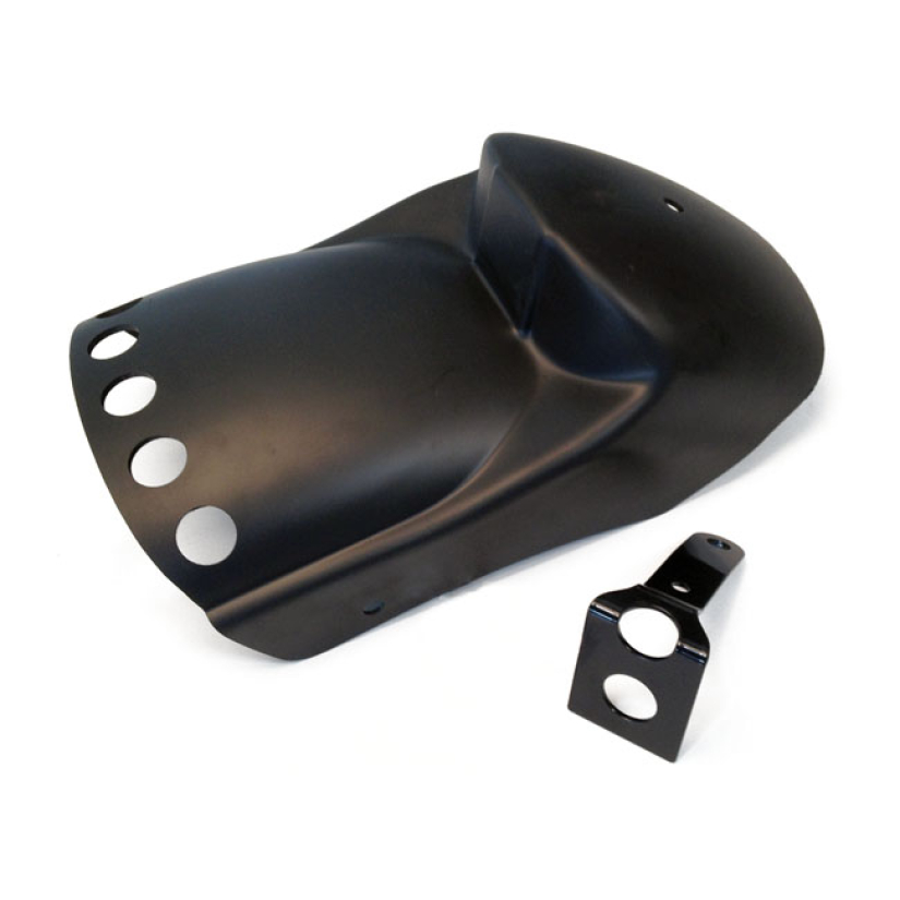 CULT-WERK, XL ''SHORT BOBBER'' REAR FENDER. MATTE BLACK UNPAINTED MATT 963056