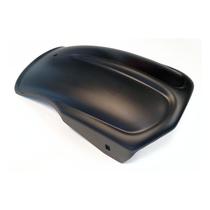CULT-WERK, XL ''OLD SCHOOL'' REAR FENDER. MATTE BLACK UNPAINTED MATTE 963057
