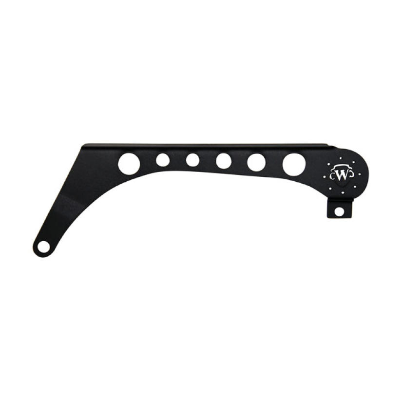 CULT-WERK, UPPER BELT GUARD LONG, BLACK BLACK POWDER COATED STEEL. WIT 963082