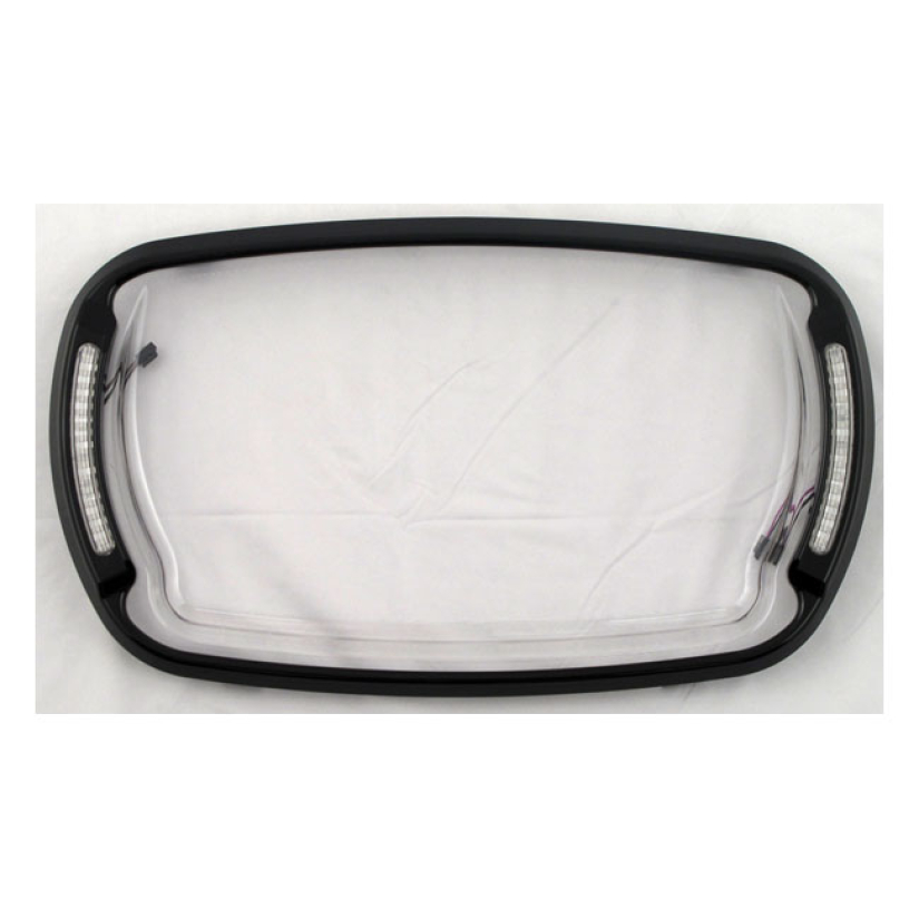 CYCLE VISIONS, ILLUMABEZEL, CLEAR BLACK BLACK TRIM WITH CLEAR LENS. DR 968171