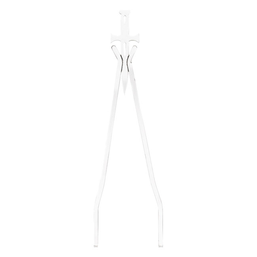 CYCLE VISIONS DAGGERTUDE STICK SISSY BAR 30", CHROME CHROME. 30" TALL. 968243