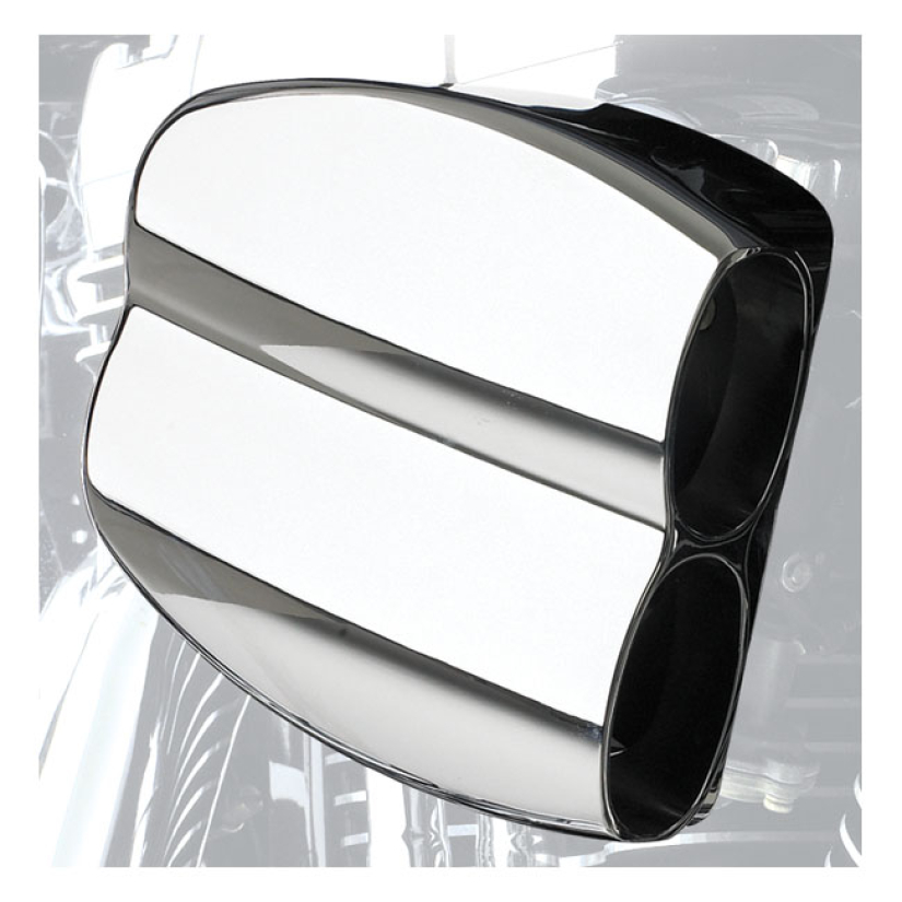 CYCLE VISIONS, MOFLOW AIR CLEANER ASSEMBLY. CHROME 968278