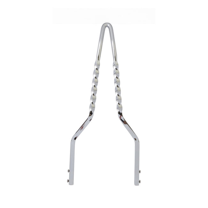 CYCLE VISIONS TWISTED STICK SISSY BAR 18", CHROME CHROME. 18" TALL. SI 968334