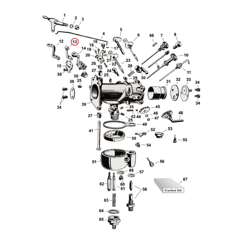 THROTTLE LEVER ARM KIT 970255