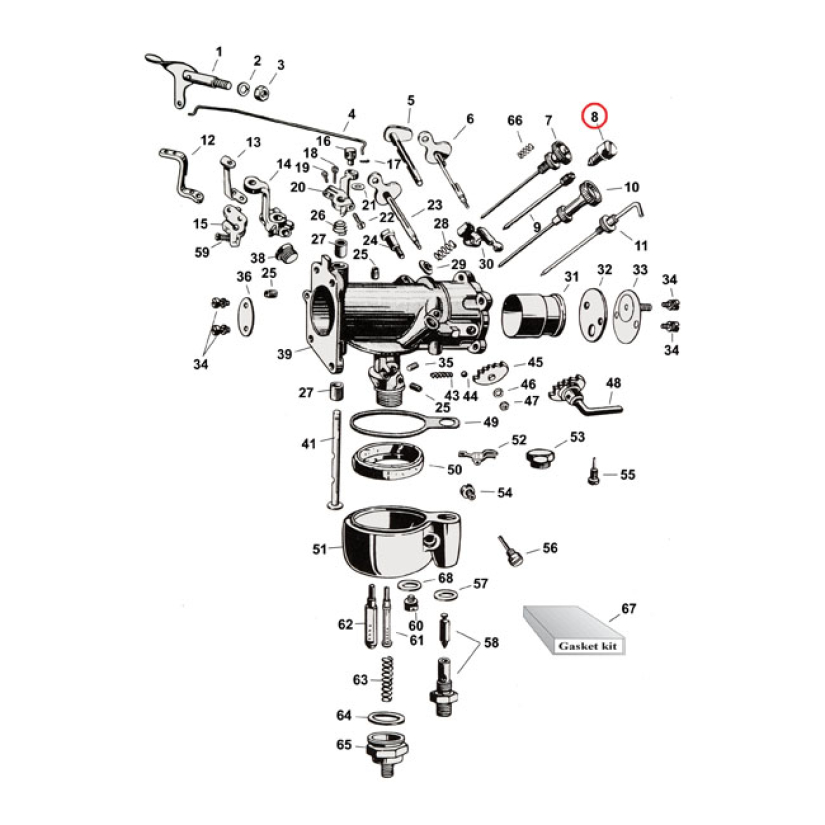 LOCK SCREW, HIGH SPEED NEEDLE VALVE 970261