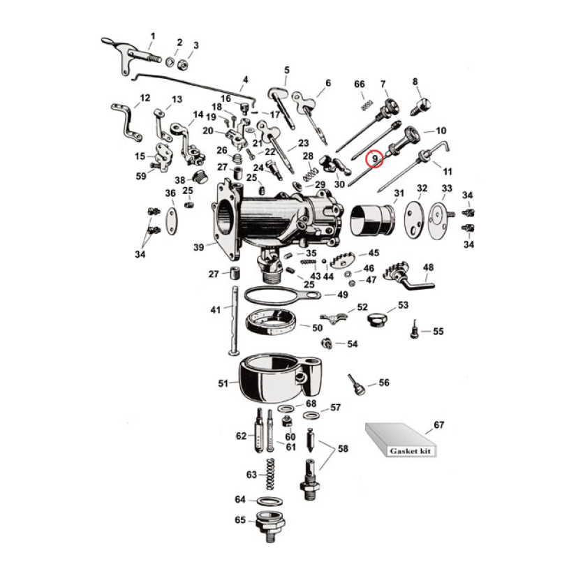HIGH SPEED NEEDLE VALVE FOR FIXED JET 970265
