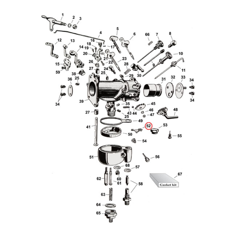 FLOAT LEVER, LINKERT CARB 970293